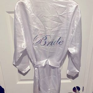 Medium white Bride robe
